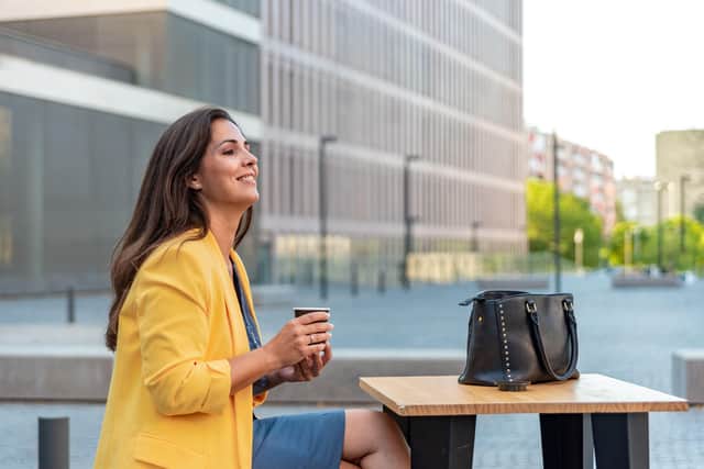 Have your morning coffee outside