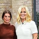Pictured: Coleen Rooney with Ireland AM presenters. Image from @irelandamvmtv on Instagram