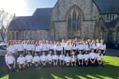 Tullamore Stage School Senior Choir who enjoyed a weekend in Wales recently, performing in Holy Trinity Church, Llandudno under the direction of Regina McCarthy