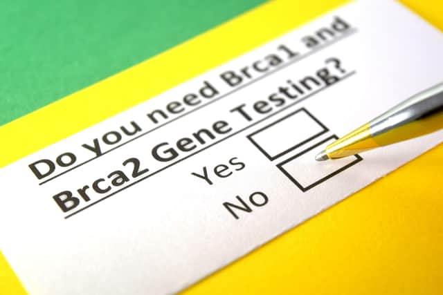 So, if you have a family history of breast cancer you can ask your GP about genetic testing.
