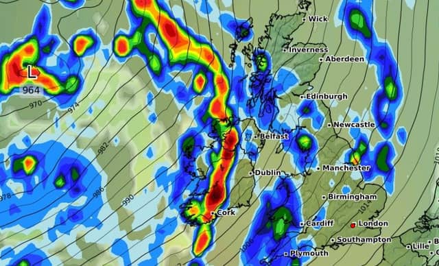 Met Eireann forecasts heavy rain and windy weather for Ireland but temperatures set to rise