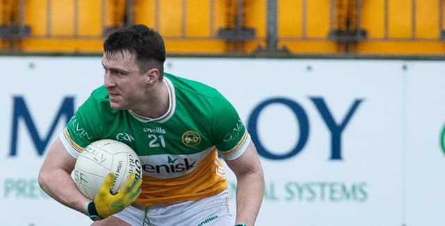 Diarmuid Egan, settling in very well for Offaly