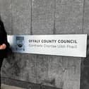 Cllr Eleanor Clendennen pictured outside Áras an Chontae Tullamore on Monday afternoon.