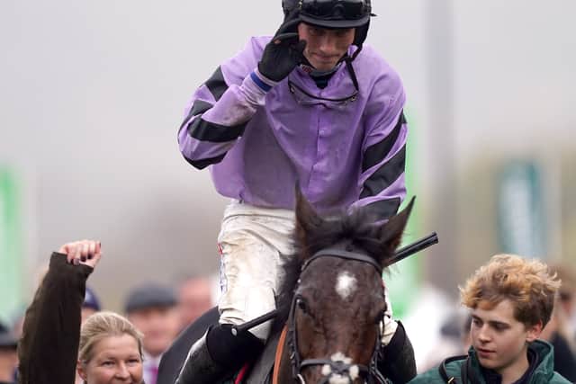 Downie said: “He ran really well and was very much back to form, he jumped really well and travelled really well. He ran great. He was only beaten by a very good horse, we couldn’t be happier.