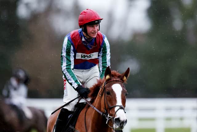 “He wouldn’t be eligible if he ran again, so it’s straight there now, straight to Cheltenham.”