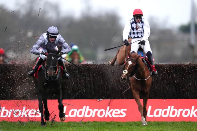 George is tentatively leaning towards a drop back to the minimum distance to take on the challenge of topping Jonbon in the Queen Mother Champion Chase.