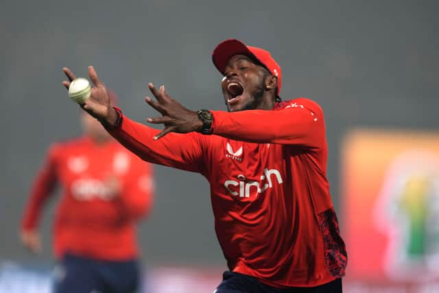Archer conceded just a single from his opening bow but Atkinson was butchered to all parts by Samson, who creamed the fast bowler over extra cover and flayed four fours to take 22 from the over.