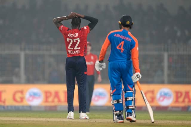 England’s bowlers were ultimately left chasing a near-hopeless cause against India, who are no longer able to call upon Rohit Sharma and Virat Kohli after their T20 international retirements last year.