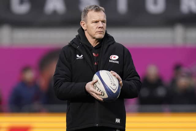 George came on for two-try front row Theo Dan in the 55th minute but was forced off in the closing stages with Saracens unable to indicate the extent of the damage.