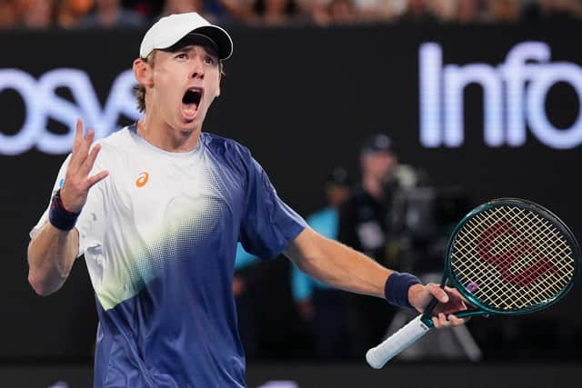 “They checked him on the court and the umpire said he needed more checks to make sure he was alright. Then he came back firing, so I don’t know what they did.”