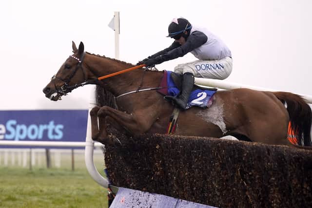 “It’s possible we could give him a run somewhere over hurdles.”