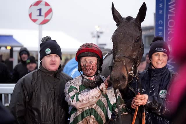 The disappointment of the race was last season’s Champion Bumper hero Jasmin De Vaux, who beat two subsequent Leopardstown winners despite jumping poorly on his hurdling debut at Navan a month ago, but could not get away with it in this company and finished a well beaten fourth as the 11-8 favourite.