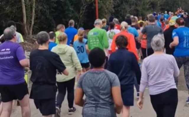 About 100 people took part in the resumed Grand Canal Parkrun in Tullamore on Saturday morning