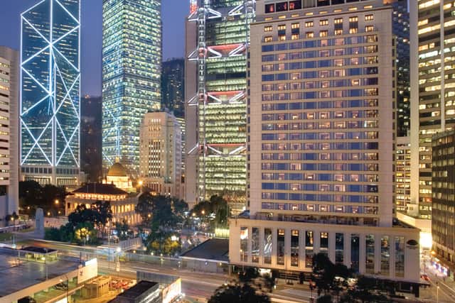From this vantage point, more than 500 gleaming skyscraper fingers (the most in the world) claw majestically towards heaven, divided by Victoria Harbour where a nightly Symphony of Lights illuminates the waterside skyline with lasers, searchlights and LED screens to a recorded musical score.