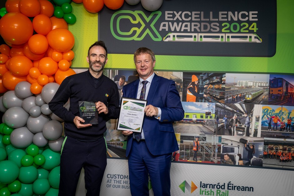 Offaly rail workers recognised at Iarnród Éireann awards