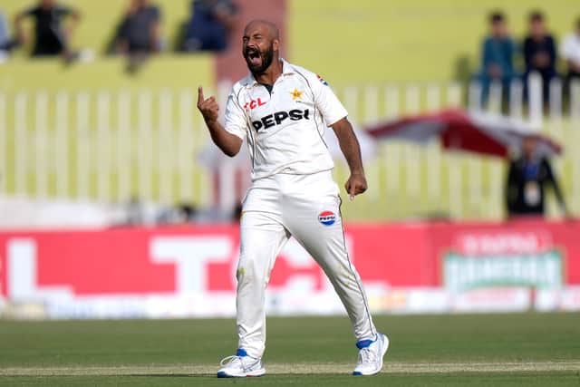 That breakthrough appeared to tip the balance in Pakistan’s favour, with Ollie Pope and Joe Root picked apart by Sajid.
