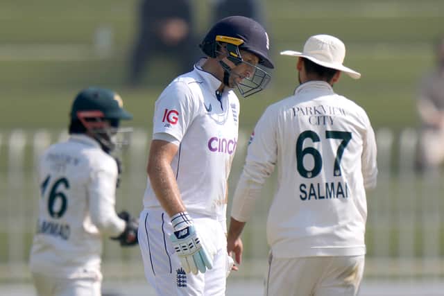 He took any hopes England had of setting a vaguely competitive target with him.