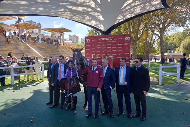“Christophe gave her a masterful ride and I imagine that will be her (retired) because her mum sadly passed away and this filly is priceless as a broodmare. Knowing the way the lads think, I would imagine she would go off because she’s so valuable.”