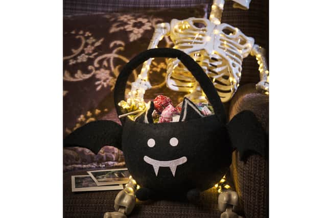 3. Felt Bat Halloween Basket, £9.99, Lights4fun