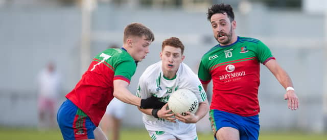 Darragh Flynn, Ferbane, Eoghan Neville and Dan Heffernan, Shamrocks.