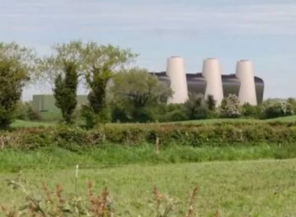 A rendering of what the finished Energy storage site would have looked like.