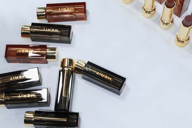 Alexander then layered the brow pencil with the MERIT Brow 1980 Volumising Pomade (£26) to create a brushed-up natural brow.