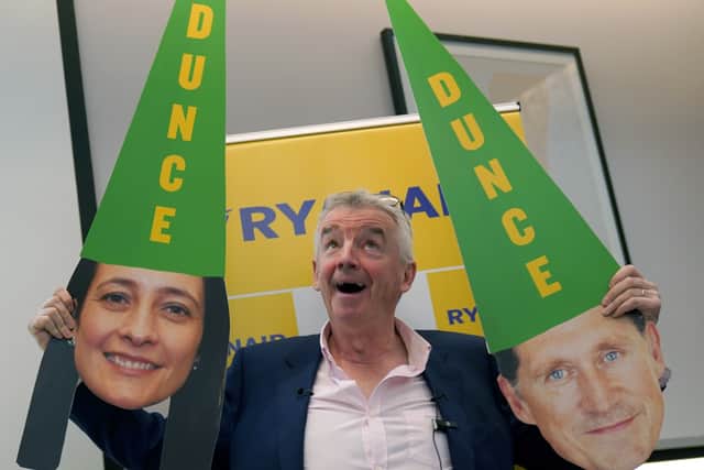Mr O’Leary also rejected the notion that the additional flights could operate from other Irish airports, saying “60% of the traffic is inbound and it doesn’t want to go to Shannon or Cork, it wants to go to Dublin”.