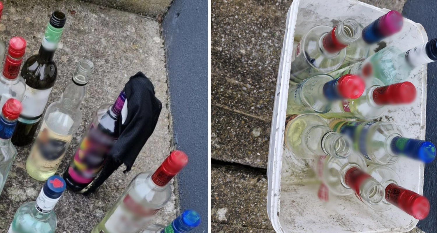 Five people arrested after car carrying improvised explosive devices ...