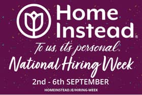 Home Instead, Ireland's leading home care provider, is excited to announce National Hiring Week