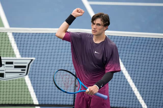 “I love playing here for sure,” he said. “I think the courts really suit my game, especially being a lefty.