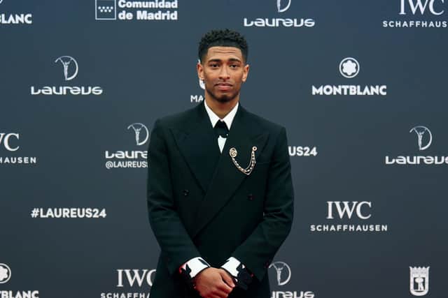Bellingham has become known for his smart sartorial choices, notably seen at the Laureus World Sports Awards in Madrid earlier this year, as the star harked back to classical British fashion with a Victorian-style lapel chain, while planting the look firmly in the 21st century with a flare-cut suit trouser.