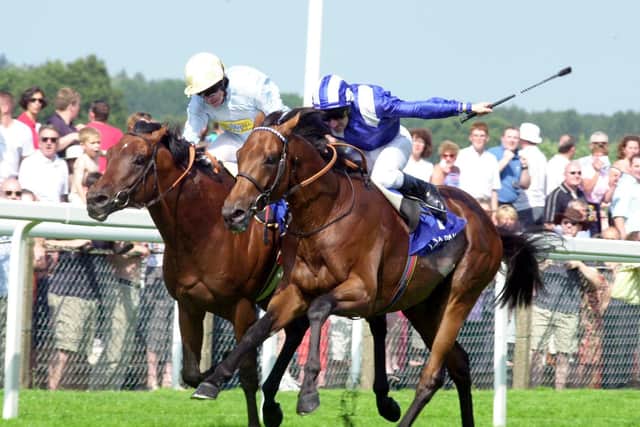 “For some reason, we got rerouted to the Sheema Classic, which he won – Sheikh Hamdan already had Sakhee for the World Cup, you see.