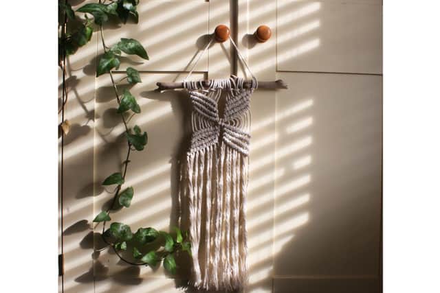 6. Handmade Macrame Wall Hanging – Lilly, £30, Rosy Posy Petals