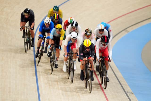 But with competition starting less than 24 hours after his dramatic late slip ended Team GB’s hopes of gold in the team pursuit final, Hayter rarely looked in the contest as Frenchman Benjamin Thomas took a hugely popular win.
