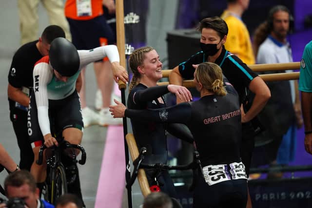 Finucane, only 21, came to Paris carrying the burden of expectation after taking the individual sprint world title in Glasgow last summer, tipped by the likes of Dame Laura Kenny to win three golds. That hope is gone but she can still add to her haul with the sprint to come.