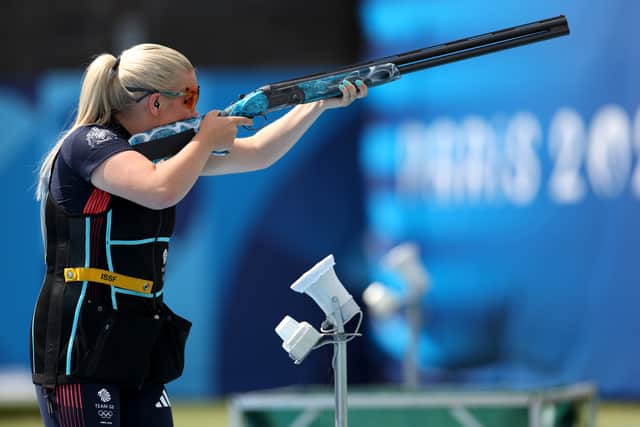 With just one miss from her first 20, Rutter reached the first elimination stage in first place, with Slovakian Danka Bartekova the first to fall by the wayside.