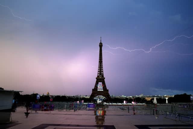Heavy rain hit Paris on Wednesday and Thursday, causing levels of bacteria in the water to rise.