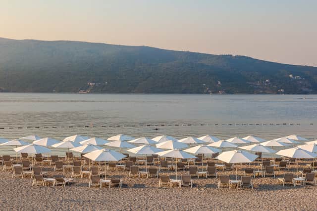 It’s the height of luxury, the sort of setting I’d imagine in St Tropez or Monaco. But with rooms starting from €135 (£115) per night, it’s a fraction of the price.