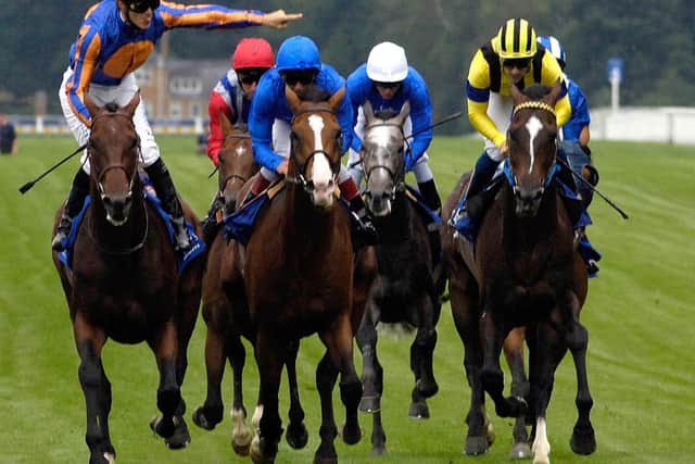 “When I took him out he just accelerated on the bit very easily and I didn’t want to take the front too early but when I asked him to go, he just switched gear.