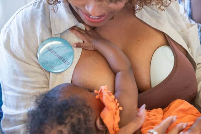 The singer also revealed that her confidence with public breastfeeding has developed over time.