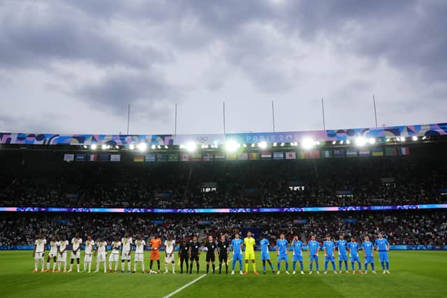 More than 20 police vans and a cavalcade of motor bikes surrounded the Israeli team bus as it swept from the team’s compound in the northern suburbs to the famous old stadium.