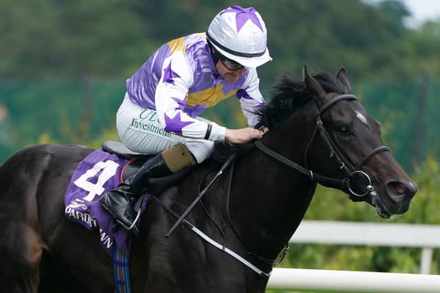 Green Impact responded impressively and that proved a decisive move, as the Wootton Bassett colt built up enough of a buffer to score by a length and a half from Delacroix, a son of Tepin, with his Ballydoyle stablemate Scandinavia, a half-brother to Above The Curve, back in third.