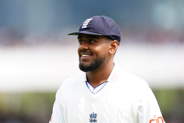 Rehan Ahmed – five for 48 v Pakistan, December 2022