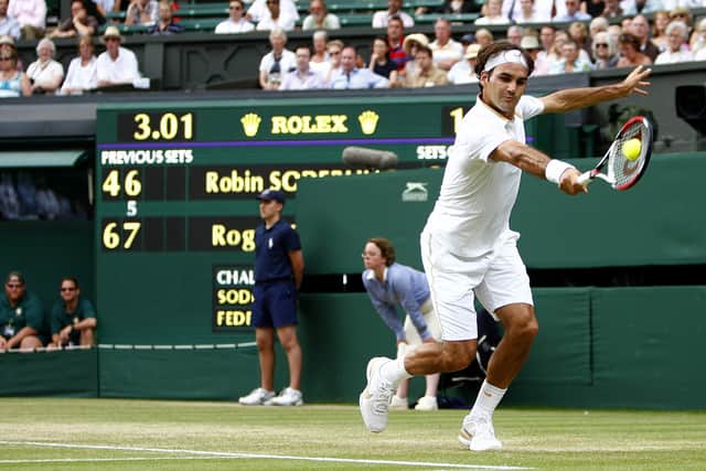 The British number nine could not recall who they would have seen in SW19 many years ago, but predicted it would most likely have been Roger Federer.