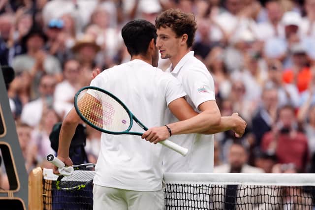 Here, Alcaraz produced two aces for a huge hold and a sumptuous forehand secured another, which was followed by a decisive break.