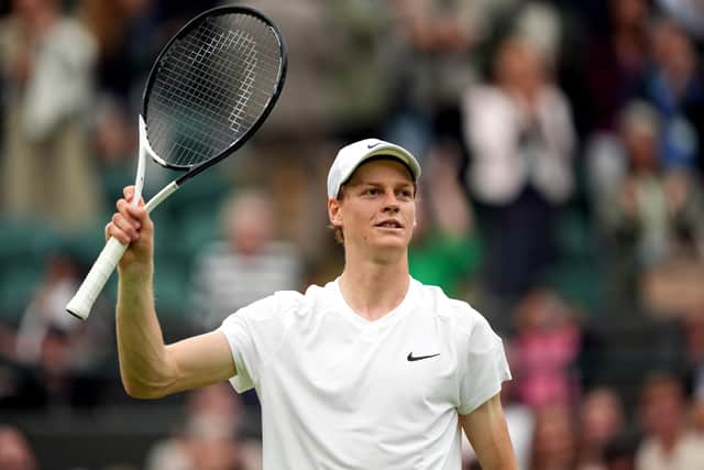 The top seed quickly established a two-set lead on Court One, but had to save four set points in a tie-break before Shelton double-faulted to send Sinner through.