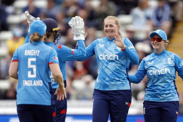 Amelia Kerr (43), Maddy Green (30) and skipper Sophie Devine (28) offered some resistance as the innings recovered to 114 for three.