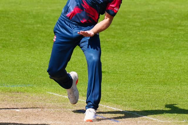 However, they fell just short thanks to some good bowling and Ben Sanderson finished with figures of three for 16.