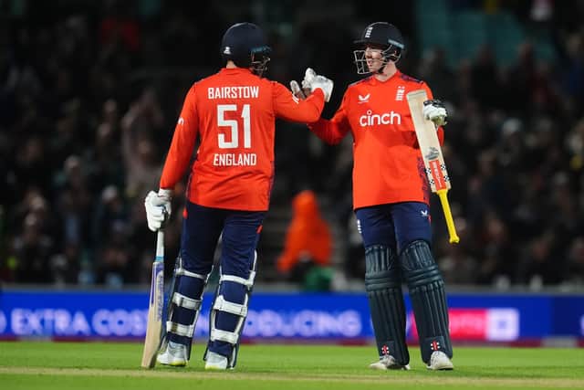 Even more devastation followed when Naseem went for 25 runs from Pakistan’s fifth over, with Salt able to launch him into the stand before Buttler took centre stage.