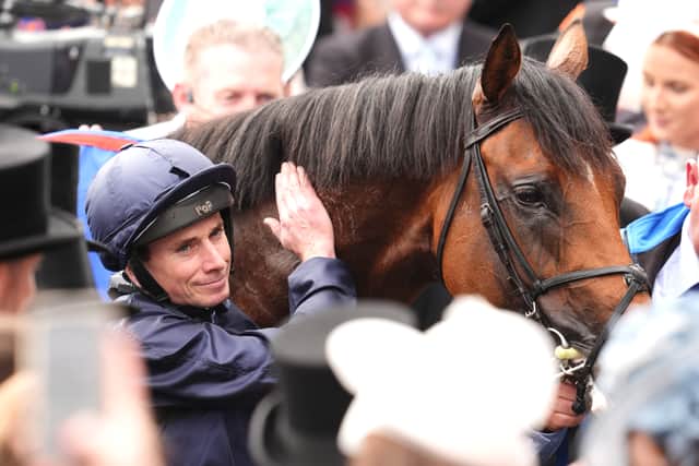 Moore said: “I had a nice position, but then the horses in front of me weren’t the right ones to take me as far as I wanted to go so I had to find a little bit of room.